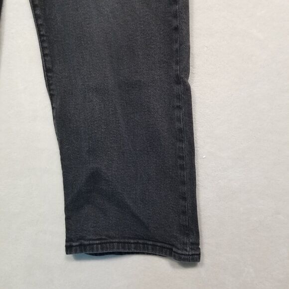Levi's Women's Ribcage Straight Ankle High Rise Jeans - Black - Picture 2 of 11